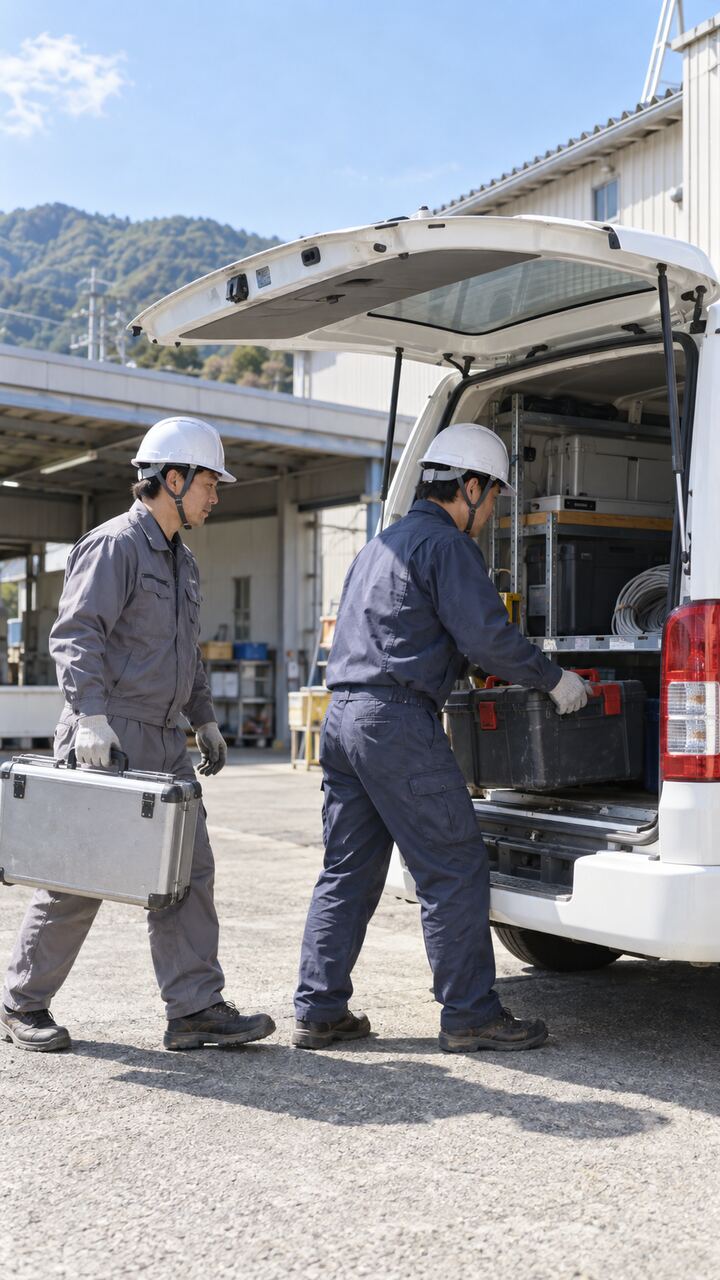 電気工事の職場イメージ